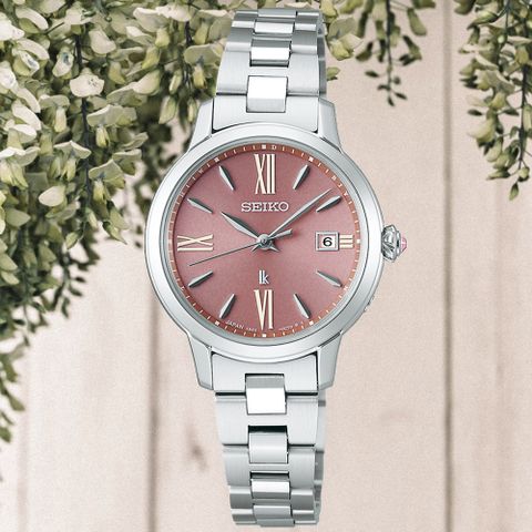 SEIKO 精工 Lukia 太陽能電波 優雅腕錶 禮物推薦 送禮首選 (1B32-0BD0B/SSVW221J)