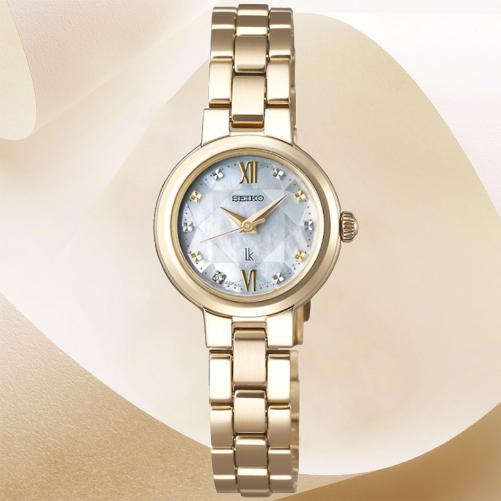 SEIKO 精工 Lukia 太陽能 白蝶貝腕錶 618 年中慶 禮物 (V117-0EG0G/SSVR136J)