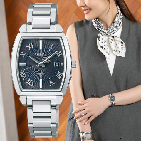 SEIKO 精工 Lukia 太陽能 電波腕錶 雙11 特惠 (1B32-0AV0D/SSQW059J)