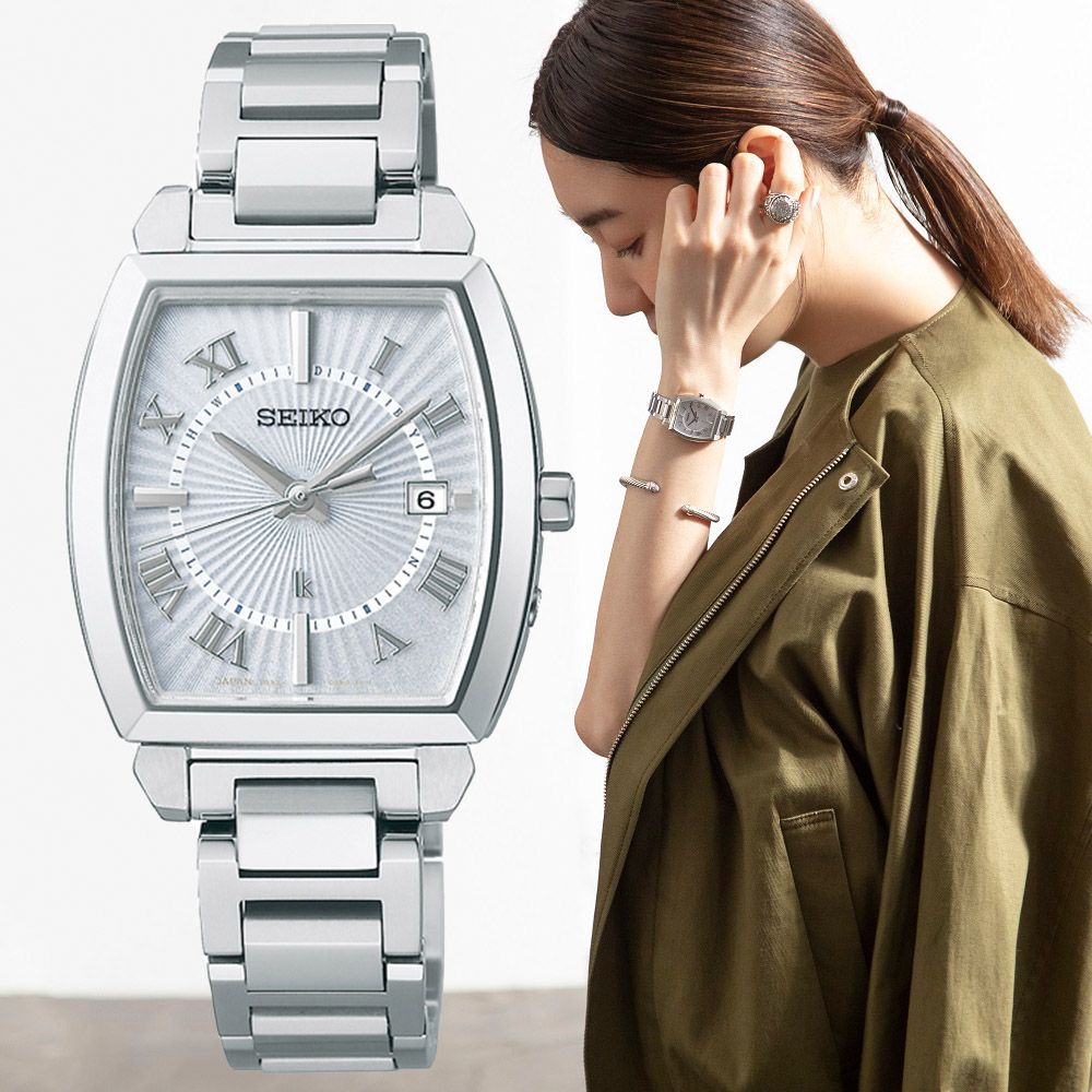 SEIKO 精工 Lukia 太陽能 電波腕錶 618 年中慶 禮物 (1B32-0AV0S/SSQW057J)