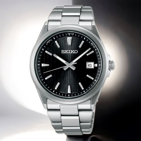 SEIKO 精工 經典太陽能電波手錶-39.8mm SBTM351J 7B72-0AK0D