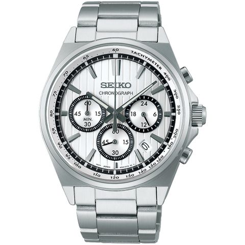 SEIKO 精工 CS系列 三眼計時碼表潮男腕錶-SBTR031J/8T63-01T0S