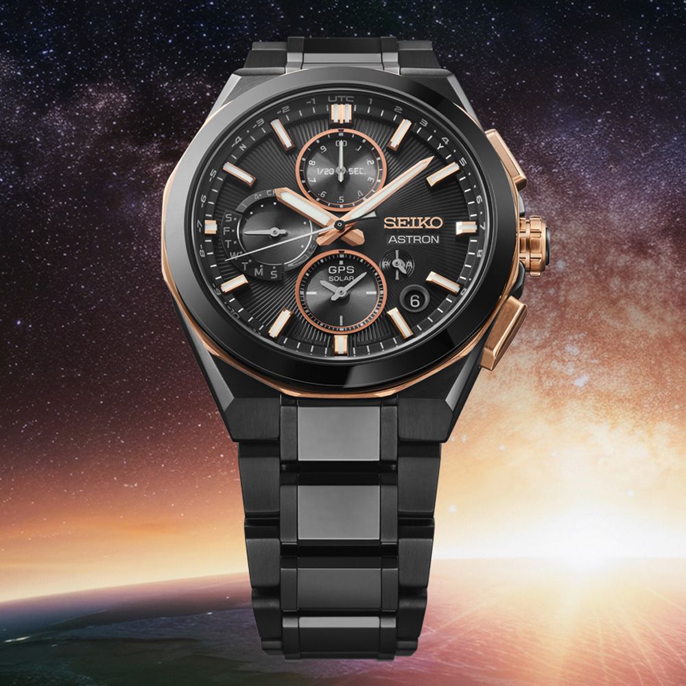 SEIKO 精工 Astron 100週年限量 太陽能 GPS 鈦金屬計時腕錶 禮物推薦 送禮首選 (SSH158J1/5X83-0AD0SD)