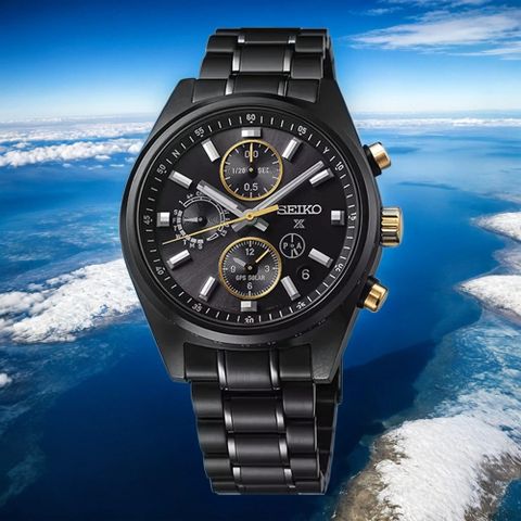 SEIKO 精工 Prospex 100週年限量 GPS太陽能雙時區計時手錶(SSH169J1/5X83-0AJ0SD)