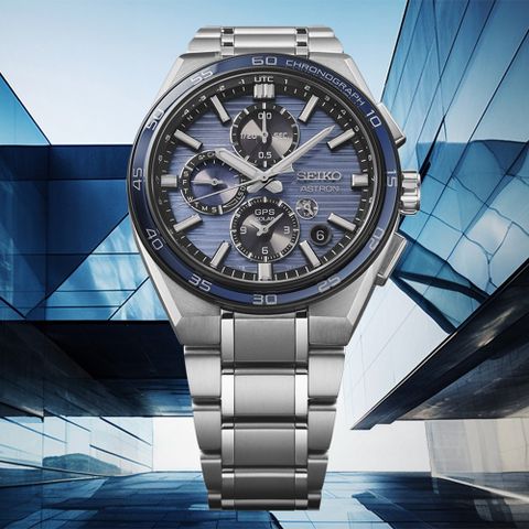 SEIKO 精工 Astron GPS衛星定位 鈦金屬太陽能計時手錶(SSH175J1/5X83-0AP0B)