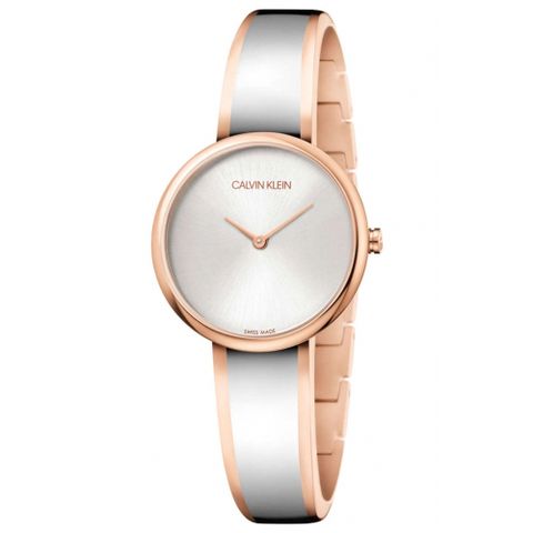 Calvin Klein CK 精緻典雅手環式百搭金屬女性腕錶手錶 -K4E2N61Y