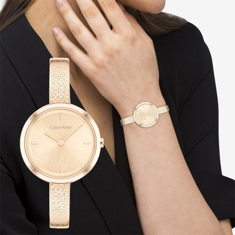618購物節★精選推薦Calvin Klein CK Shining系列 時尚雙針手環女錶-30mm 25200183