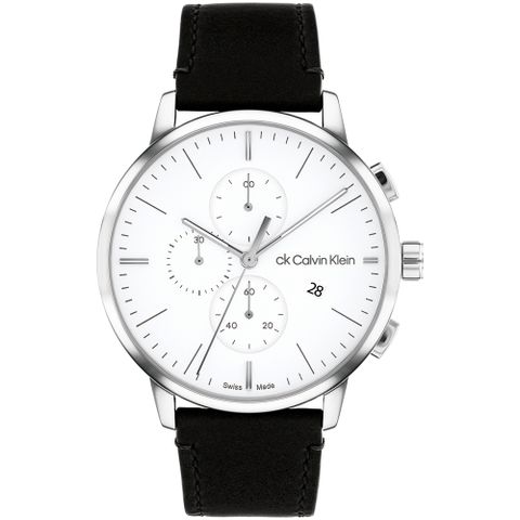 CK錶▼指定送小香Calvin Klein CK Forward系列 三眼計時手錶-43mm 25000039