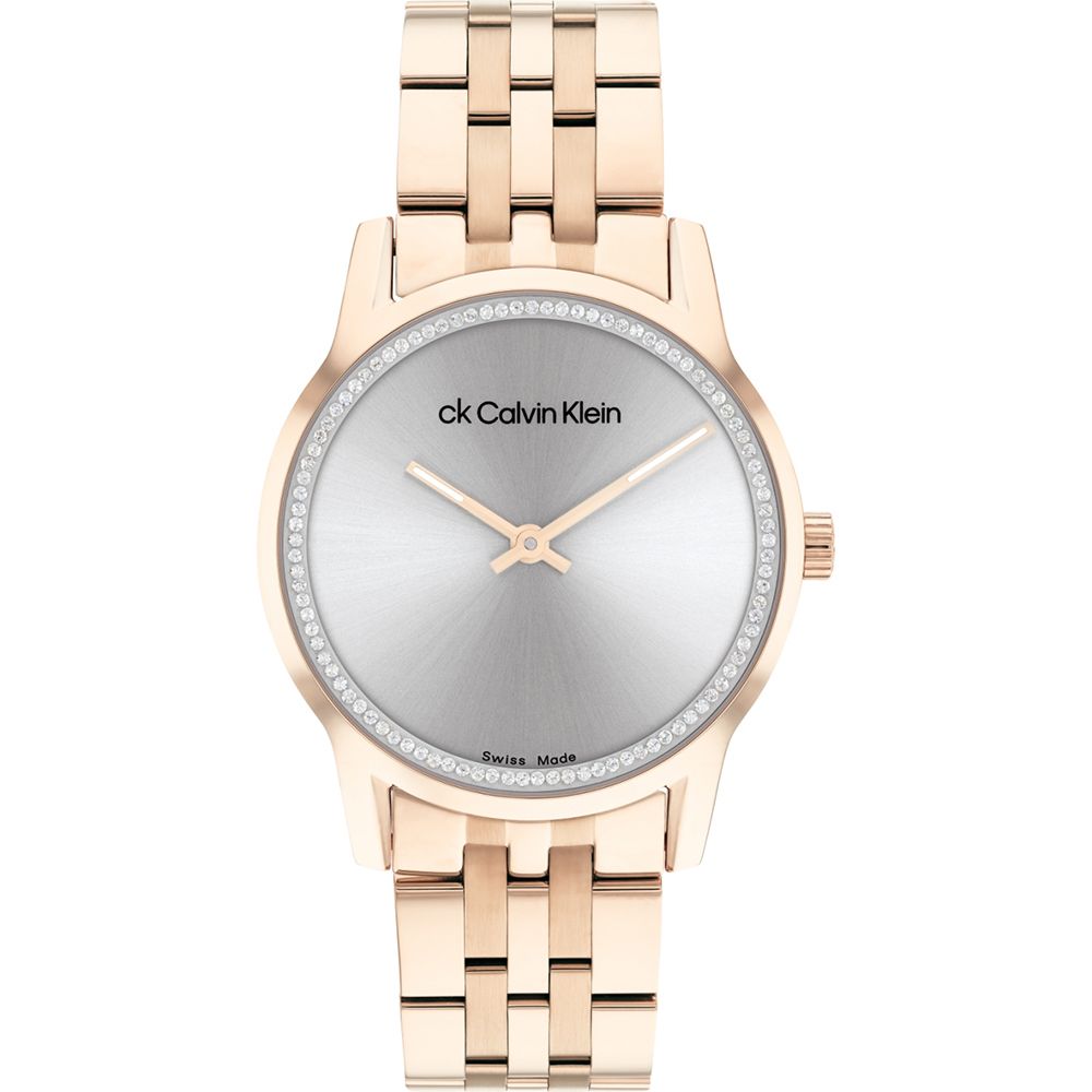 Calvin Klein 凱文克萊 CK 瑞士製晶鑽女錶-32mm CK25000018