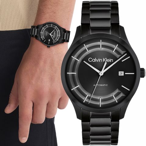 Calvin Klein 凱文克萊 CK Iconic 簡約機械錶-40mm 25300023