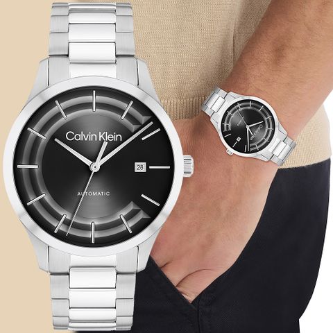 Calvin Klein 凱文克萊 CK Iconic 簡約機械錶-40mm 25300021