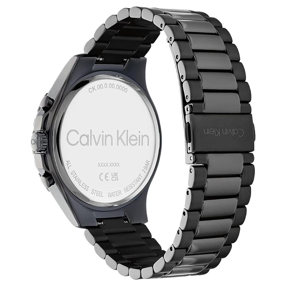 Calvin Klein 凱文克萊 潛水風格時尚腕錶/黑/44mm/CK25200117