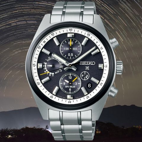 SEIKO精工 Astron系列 太陽能 GPS 雙時區計時腕錶 42mm (5X83-0AH0D/SSH167J1)