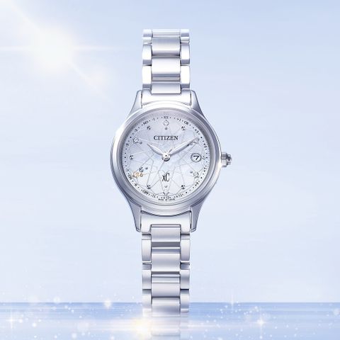 CITIZEN 星辰錶 xC系列 hikari collection 限量版鈦金屬 太陽能電波錶-27mm ES9490-87D