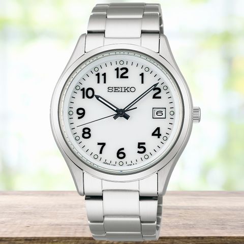 SEIKO 精工 CS系列 太陽能 日系簡約腕錶 (SBPX153J/V157-0DX0S)