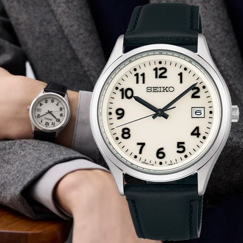 SEIKO 精工 CS系列 太陽能 日系簡約腕錶 (SBPX157J/V157-0DX0Z)