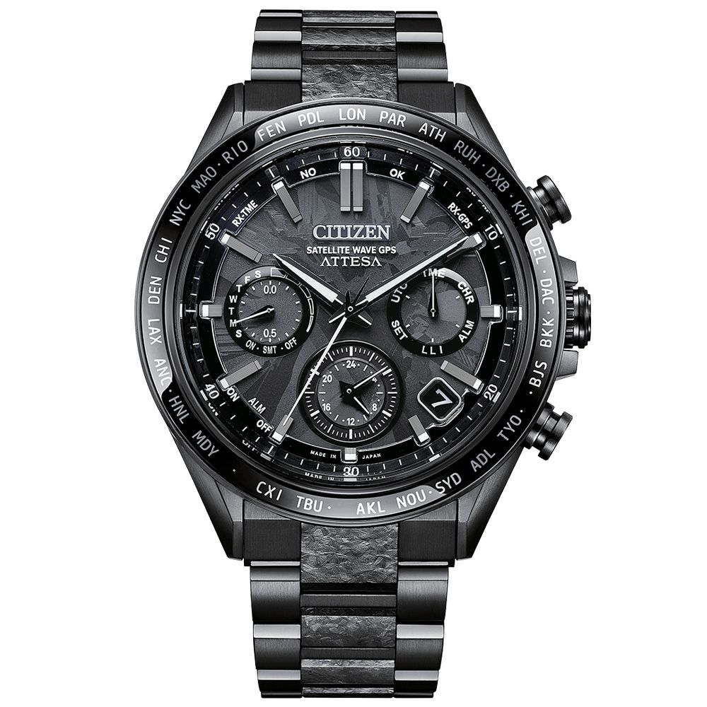 CITIZEN 星辰 GENTS GPS衛星對時 鈦金屬 光動能腕錶 父親節 禮物 送禮 推薦 CC4067-66E