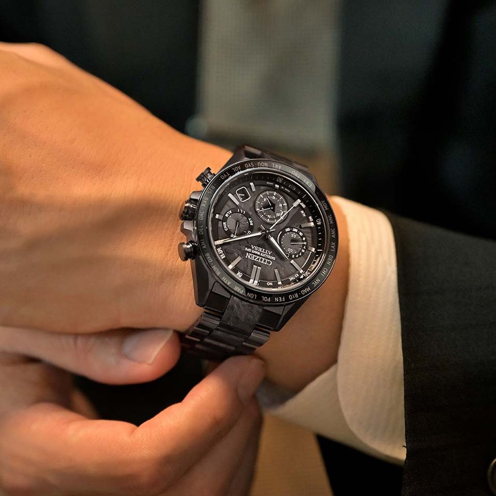 CITIZEN 星辰 GENTS GPS衛星對時 鈦金屬 光動能腕錶 父親節 禮物 送禮 推薦 CC4067-66E