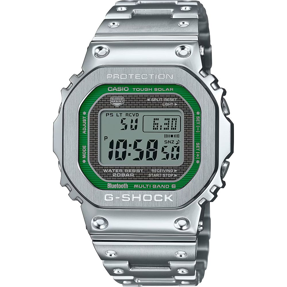 CASIO 卡西歐 G-SHOCK 全金屬 太陽能藍牙手錶 GMW-B5000D-3