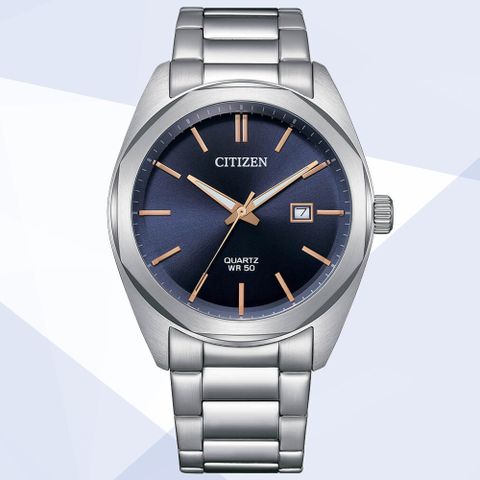 CITIZEN星辰 GENTS系列 簡約時尚腕錶 41mm / BI5110-54H