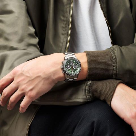 CITIZEN 星辰錶  Promaster 空中之鷹 光動能 計時腕錶 男錶 手錶-40mm CA4664-60W