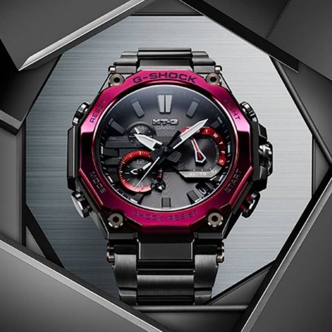 CASIO卡西歐 G-SHOCK MT-G系列 太陽能x藍牙連線 多功能電波腕錶 49.8mm / MTG-B2000BD-1A4