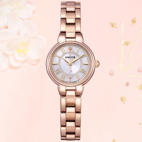 CITIZEN星辰 Wicca 公主系列 太陽能 魔法閃耀腕錶 23.5mm / KP2-167-15