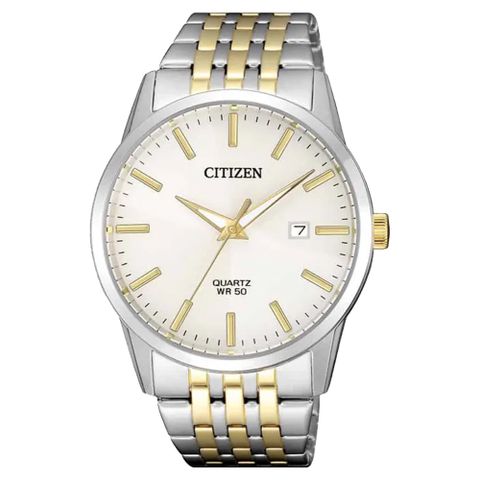 CITIZEN 星辰 夜光復古鋼帶錶 BI5006-81P