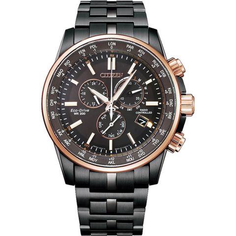 CITIZEN 星辰 亞洲限定光動能電波計時手錶 CB5888-87E