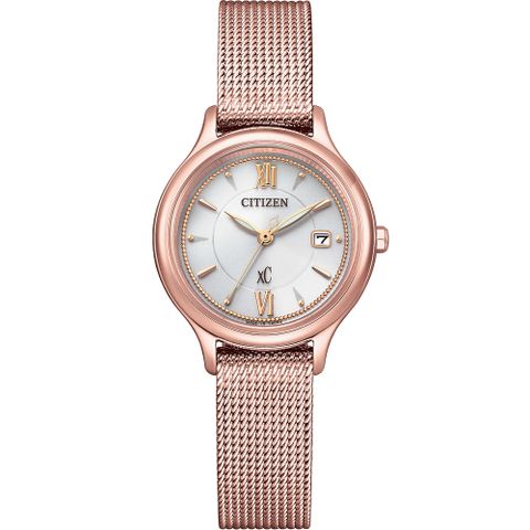 CITIZEN 星辰 XC 亞洲限定 七夕情人節推薦款 光動能米蘭女錶 EW2637-59A