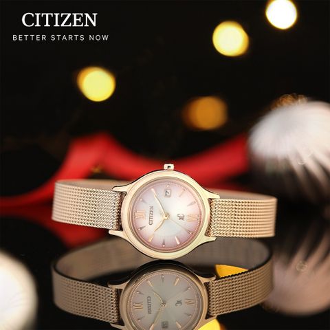 CITIZEN 星辰 XC 亞洲限定 七夕情人節推薦款 光動能米蘭女錶 EW2635-54W