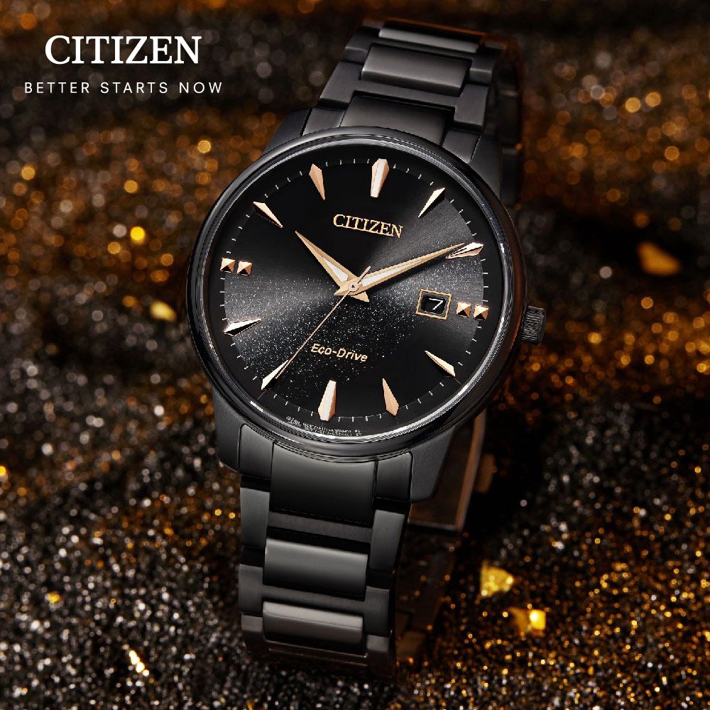 CITIZEN 星辰   Eco-Drive 璀璨星空光動能男錶(BM7595-89E)39mm