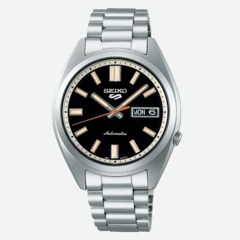 SEIKO 精工 5 Sports SNXS EDC復古懷舊機械錶-黑色_SK028 SRPK89K1/4R36-15M0D