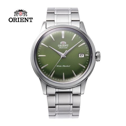 ORIENT 東方錶 DATEⅡ系列 機械錶 鋼帶款 RA-AC0M09E 綠色 38.4mm