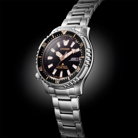 CITIZEN 星辰 PROMASTER 鋼鐵河豚復刻機械錶 附贈橡膠錶帶(NY0160-66E)