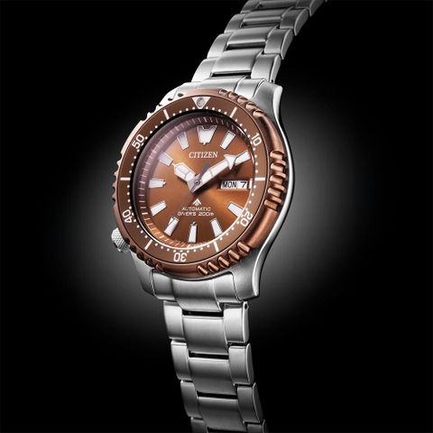 CITIZEN 星辰 PROMASTER 鋼鐵河豚復刻機械錶 附贈橡膠錶帶(NY0164-65X)