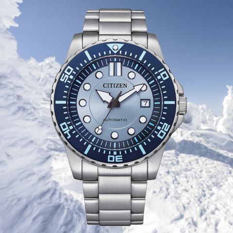 CITIZEN 星辰 Mechanical 希望之藍限定款 自動上鍊機械錶-43mm NJ0178-81M