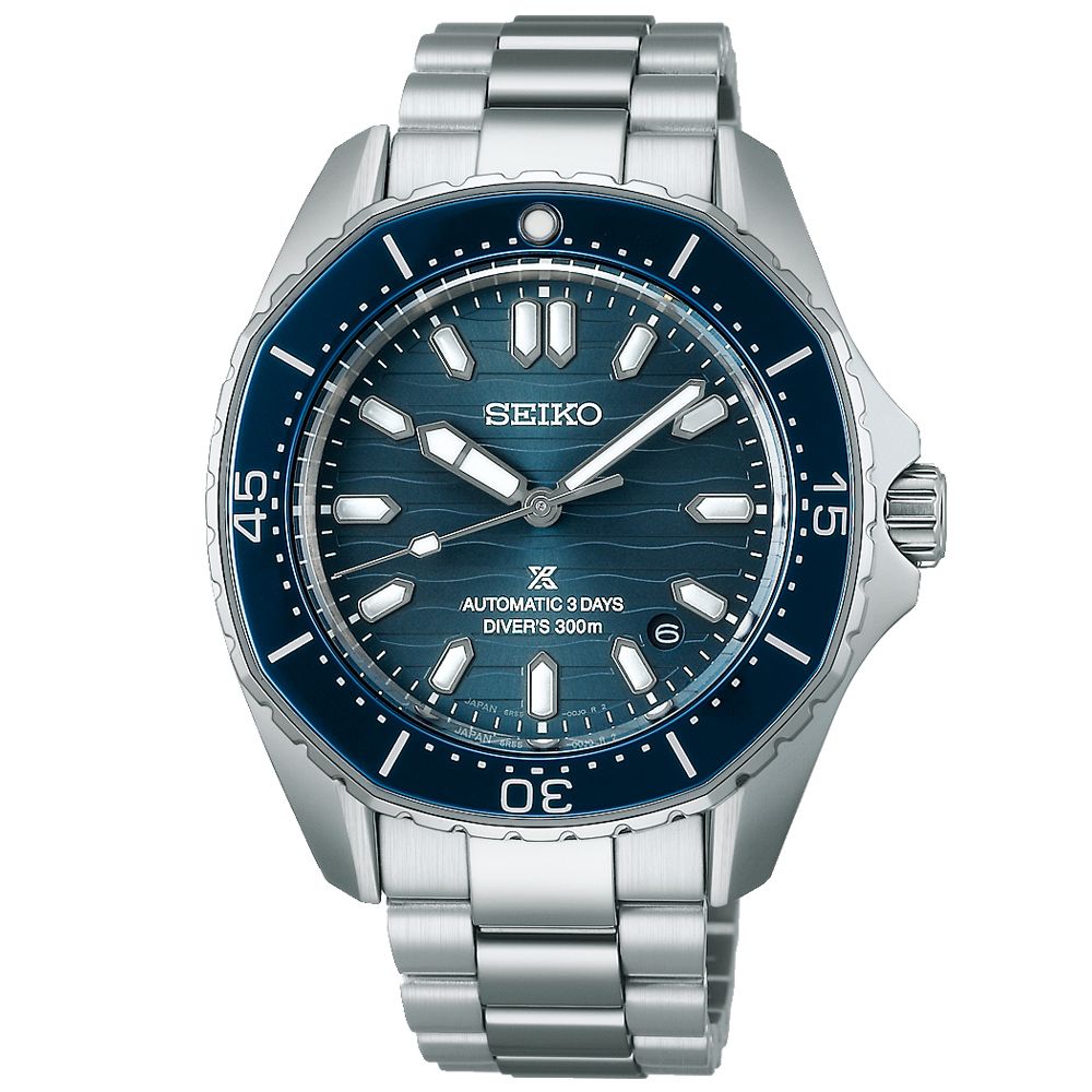 SEIKO 精工 PROSPEX 多邊形錶殼 300米 潛水機械腕錶 父親節 禮物 送禮 推薦 (6R55-00G0D/SPB453J1)