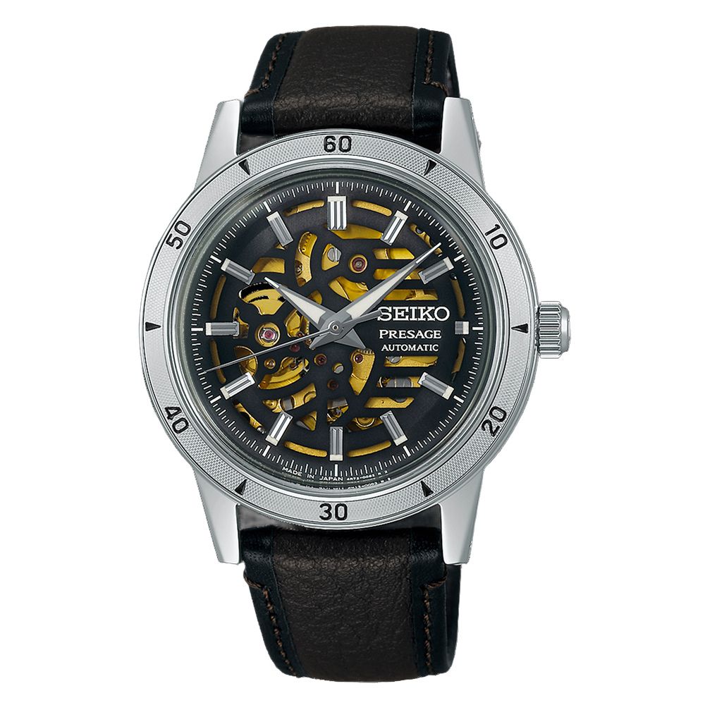 SEIKO 精工 Presage 60年代機車 復古重機 鏤空機械錶_SK028 SSA461J1/4R72-00C0J