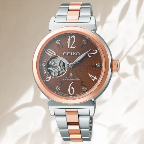 SEIKO 精工 Lukia系列 經典開芯機械腕錶 (SSVM062J/4R38-02N0B)