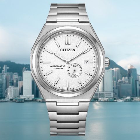 CITIZEN 星辰 Mechanical 限量 Zenshin 鈦金屬 小秒盤 機械錶 男錶 NJ0180-80A