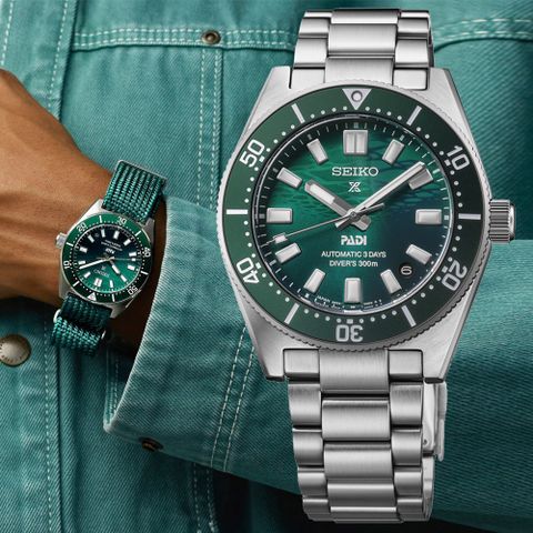 SEIKO精工 PROSPEX系列 1965復刻 PADI特別版 潛水機械腕錶 40mm (6R55-00N0G/SPB501J1)