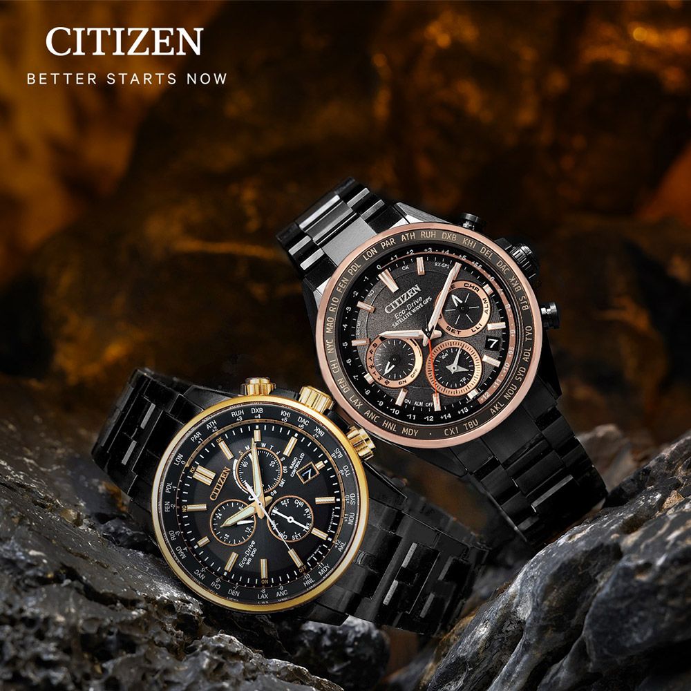 CITIZEN 星辰   亞洲限定光動能電波計時手錶 CB5888-87E