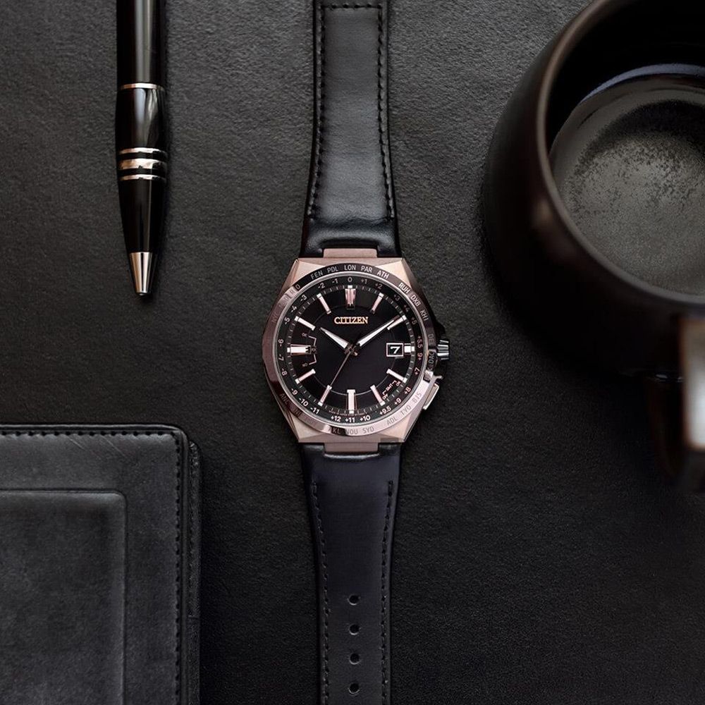 CITIZEN 星辰   限量 光動能電波萬年曆手錶 CB0217-04E