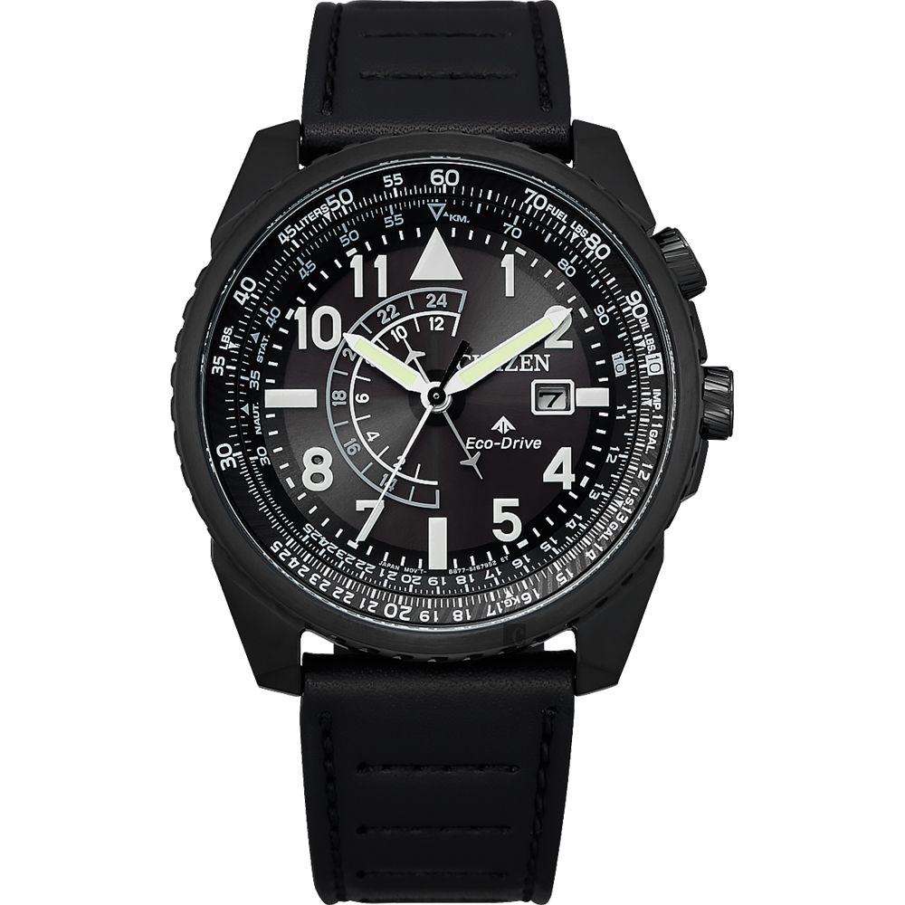 CITIZEN 星辰   PROMASTER 限量航空系列光動能兩地時間手錶-42.5mm BJ7135-02E