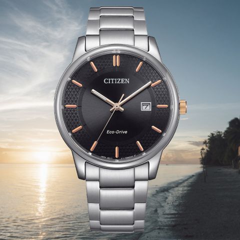 CITIZEN 星辰 PAIR 光動能 簡約時尚 大三針腕錶 BM6977-70E