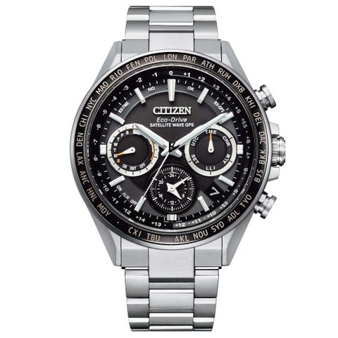 CITIZEN 星辰 GPS衛星對時光動能鈦金屬手錶 CC4015-51E