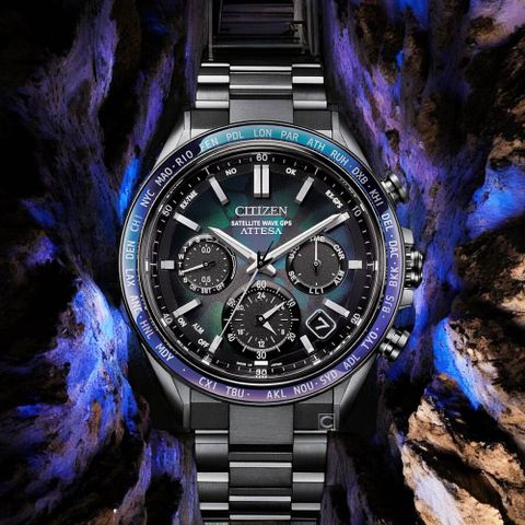 CITIZEN 星辰 Attesa 100週年限量版 GPS衛星對時 男錶-CC4057-60E