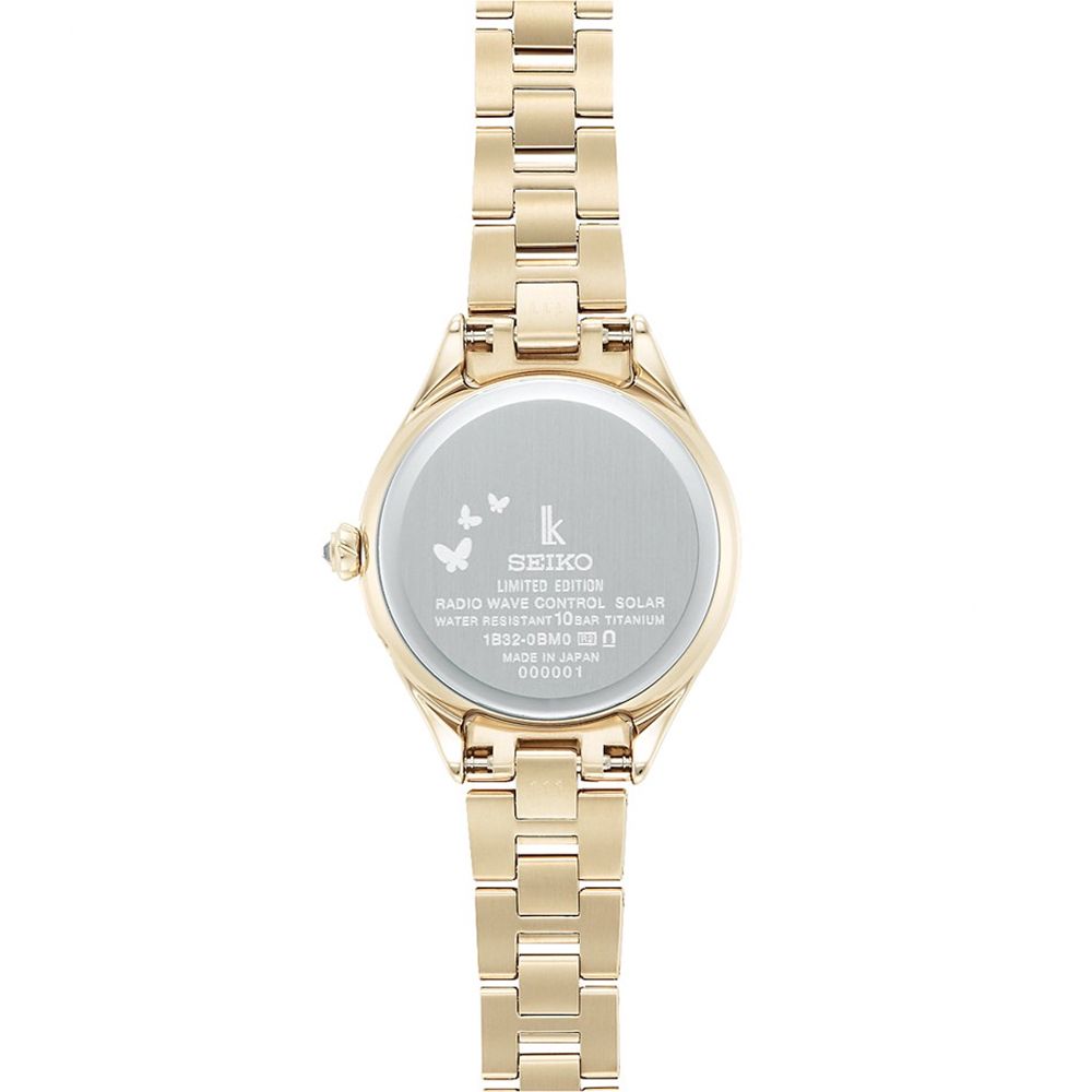 SEIKOLIMITED EDITIONRADIO WAVE CONTROL SOLARWATER RESISTANT 10 BAR TITANIUM1832-0BMOMADE IN JAPAN000001