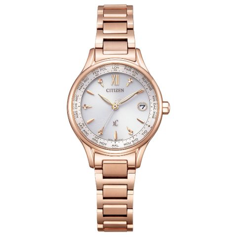 CITIZEN XC Hebe田馥甄廣告款電波光動能 手錶 女錶 EC1192-58A